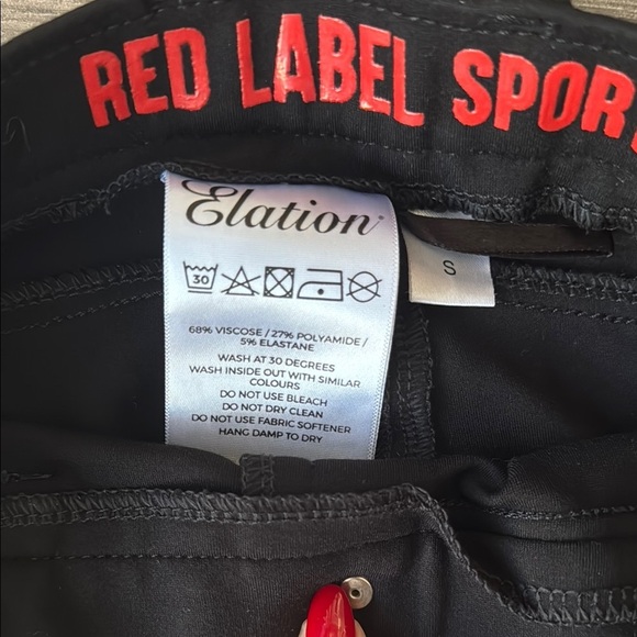NWOT Elation Red Label Sport Black Riding Pants women’s small - Picture 4 of 7